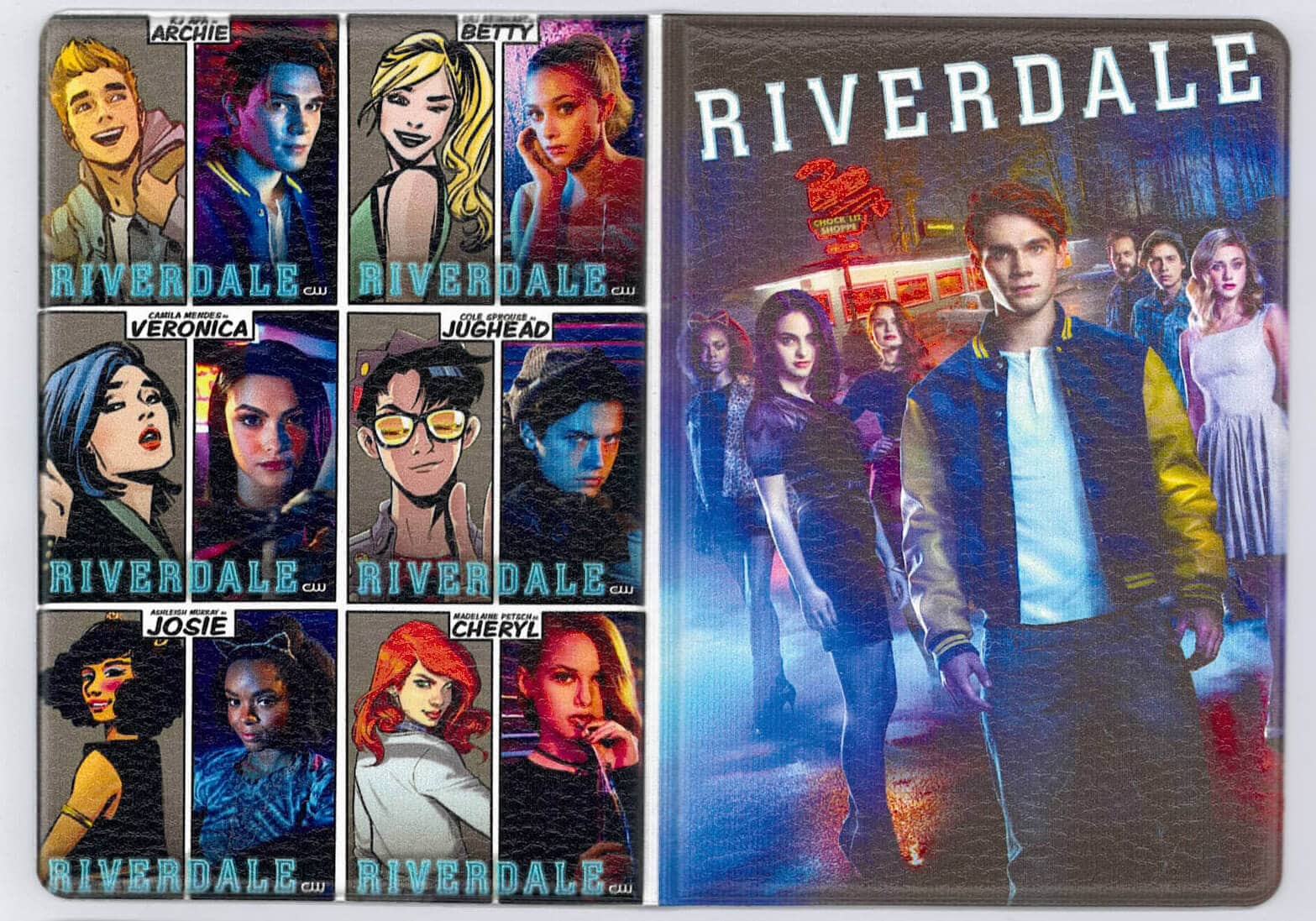 Обложка для паспорта W <b>Riverdale</b> (pvc, рельеф кожи) - узнать цену и заказат...