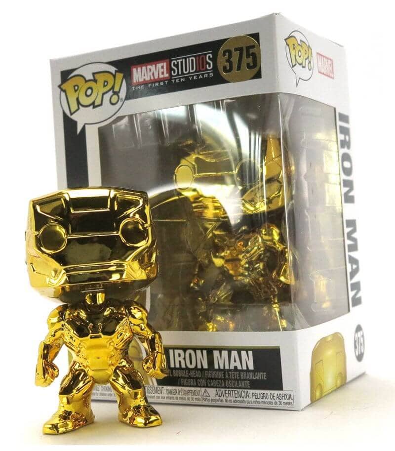 funko pop iron man gold