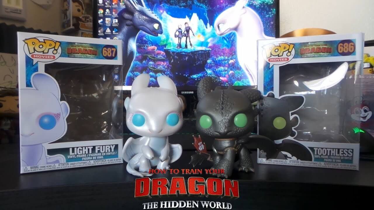 light fury pop figure