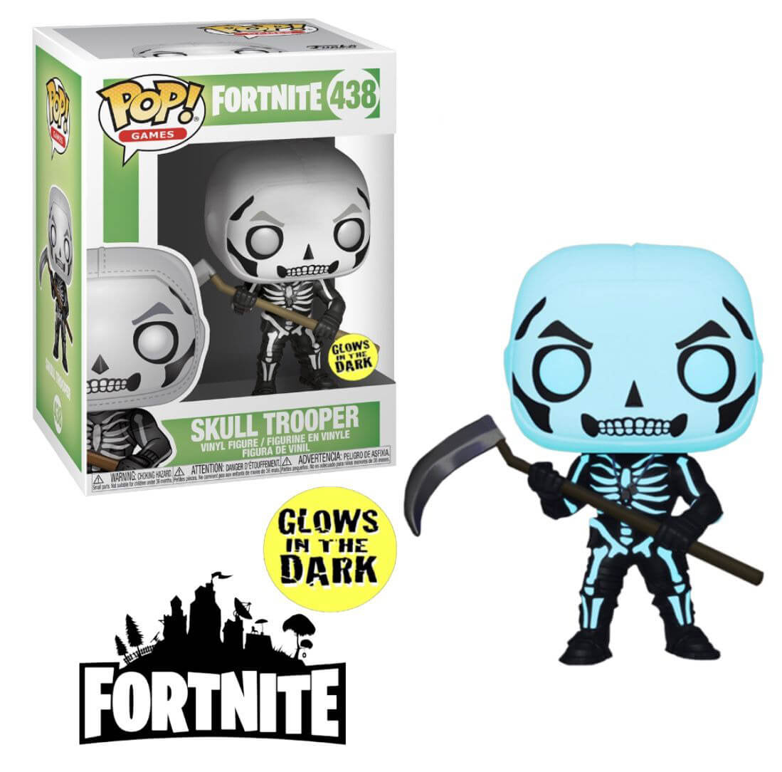 Pop vinyl fortnite store skull trooper figure