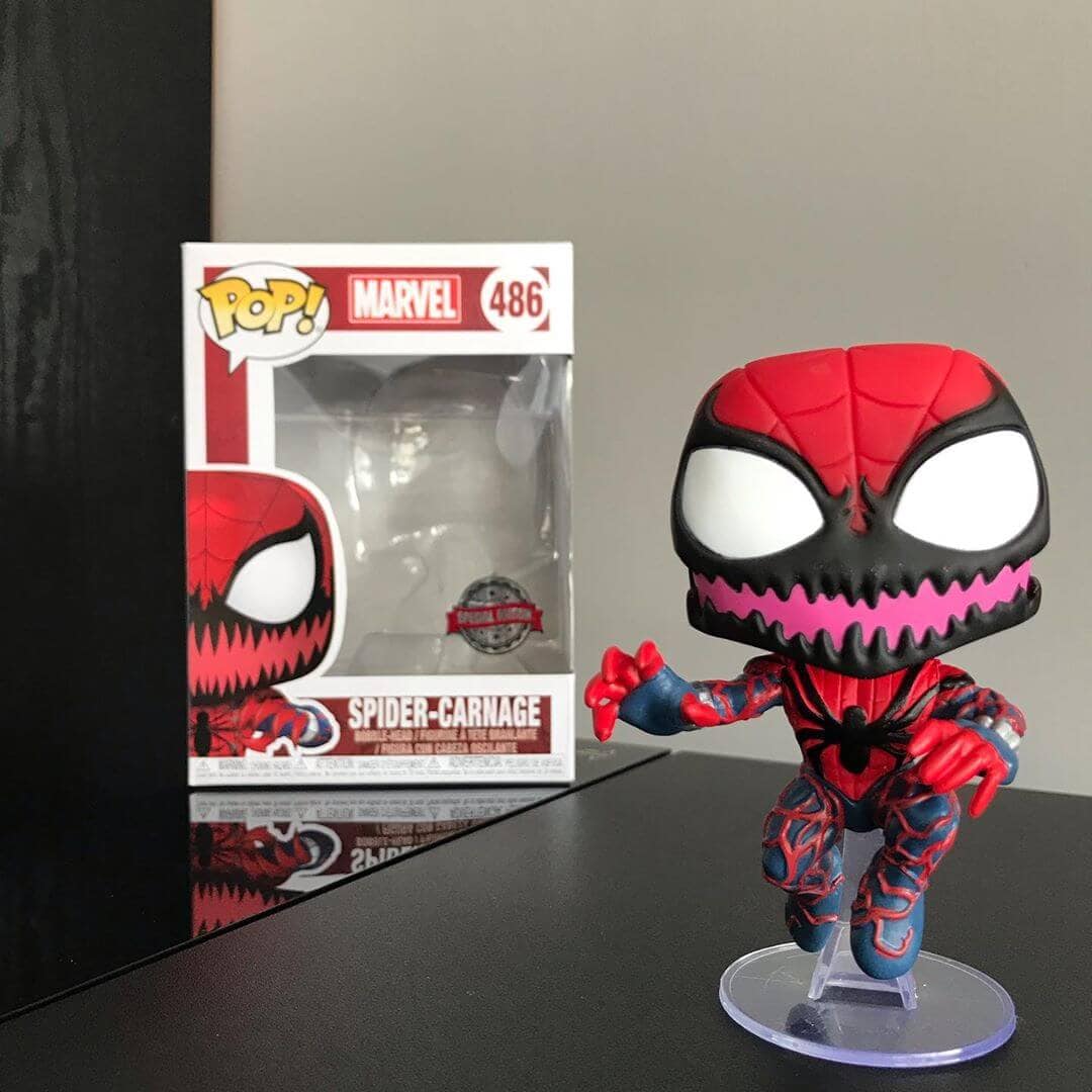 Фигурка Funko POP Marvel - Spider-Carnage (486) Exc - купить по цене 1200  руб