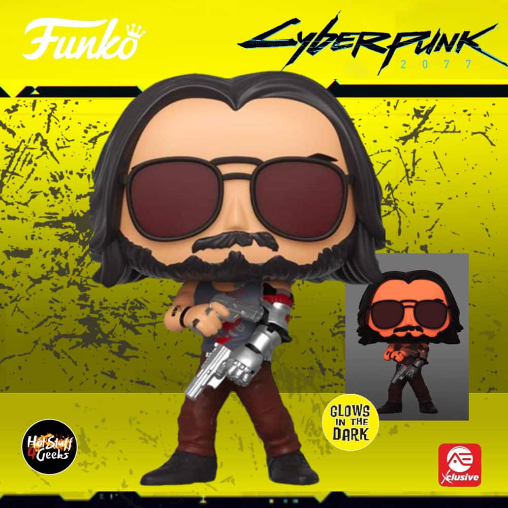 johnny silverhand funko pop glow in the dark