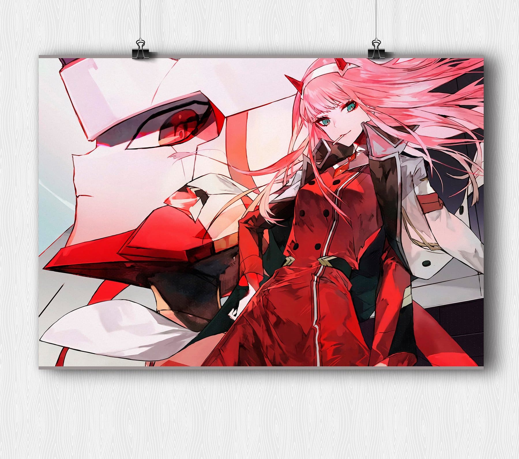 Постеры, плакаты Darling in the FranXX. 