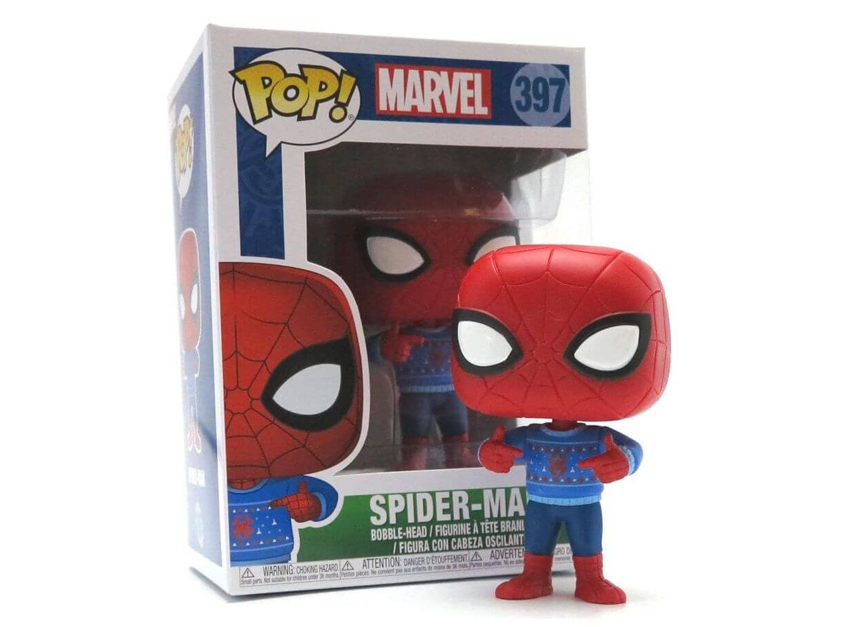 spider man ugly sweater funko