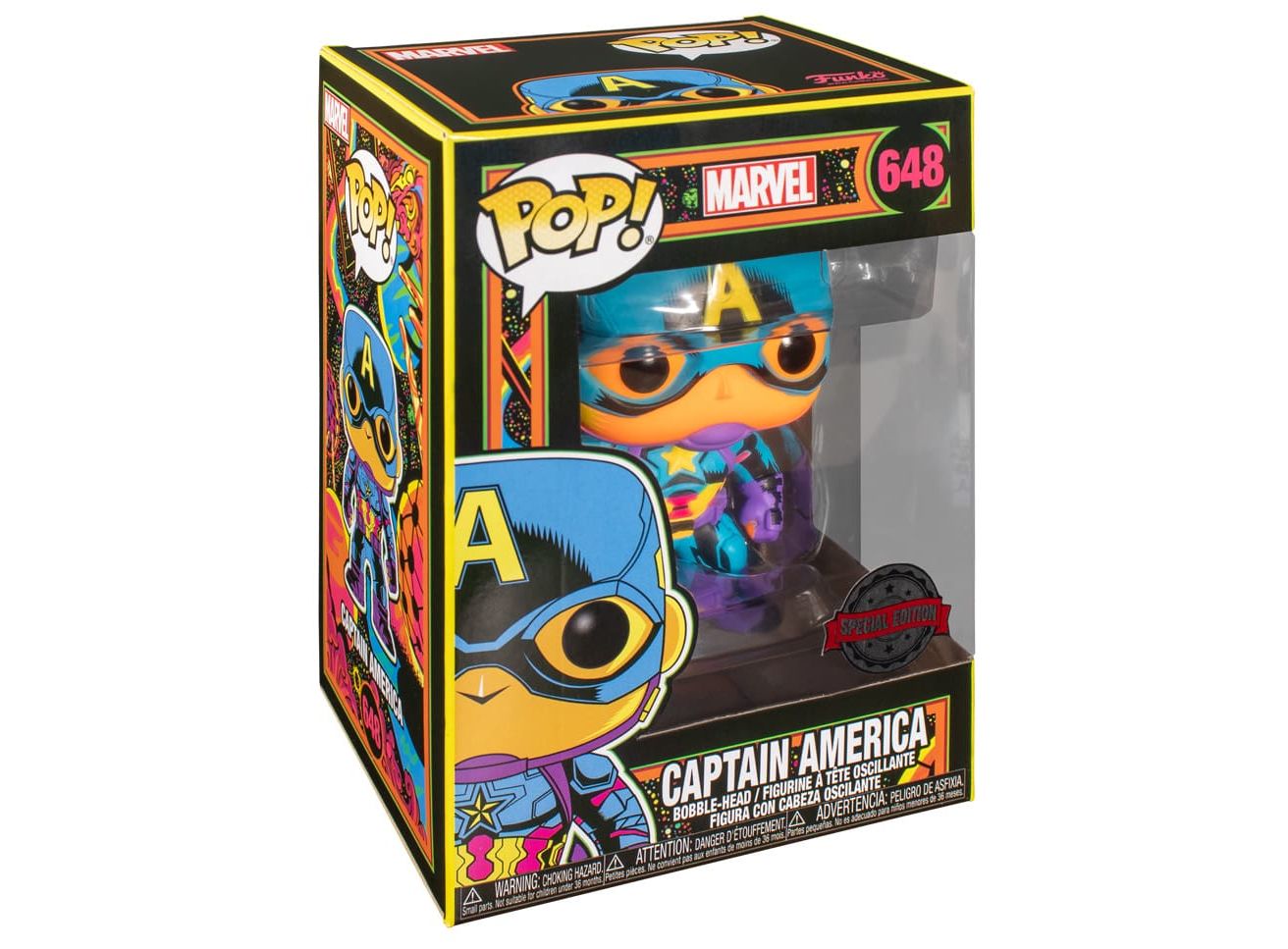 captain america funko pop 648