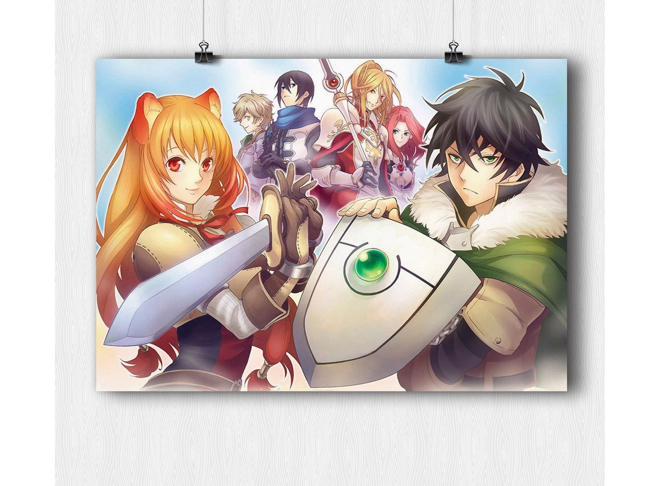 Постер Rising of the Shield Hero #02 (на заказ)