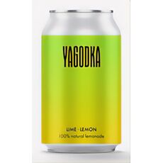 Лимонад Gusi Yagodka Лайм + Лимон (330 мл), фото 