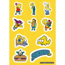 Набор стикеров The Simpsons (Stickeriscoming), фото 