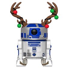 Фигурка Funko POP Star Wars Holiday - R2-D2 with Antlers (275), фото 