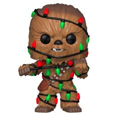 Фигурка Funko POP Star Wars Holiday - Chewbacca with Lights (278), фото 