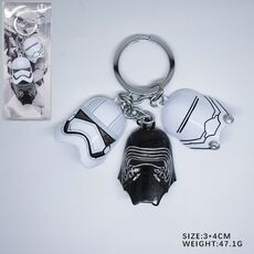 Брелок Star Wars - Три маски (металл), фото 