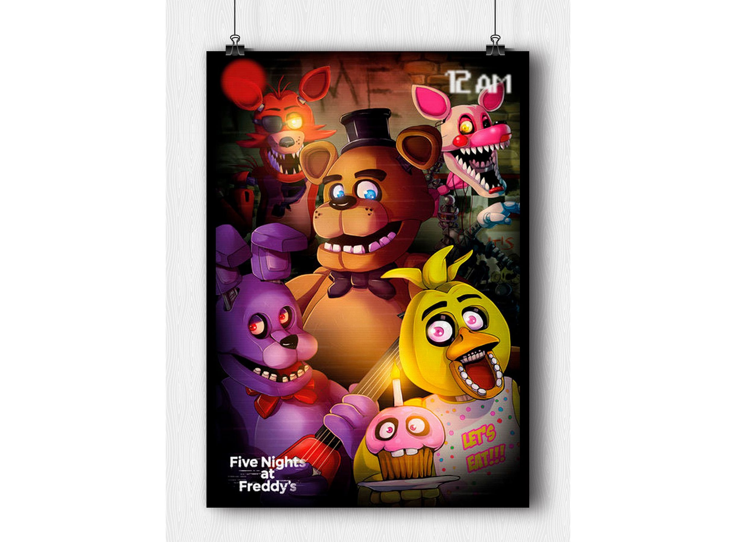 Постер Five Nights at Freddy's #03 (на заказ) .