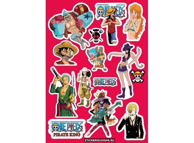 Набор стикеров One Piece (Stickeriscoming), фото 