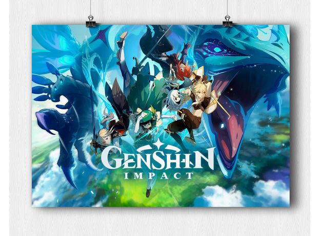 Постер Genshin Impact #08 (на заказ), фото 