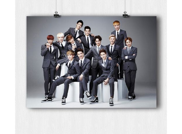 Постер K-POP EXO #20 (на заказ), фото 