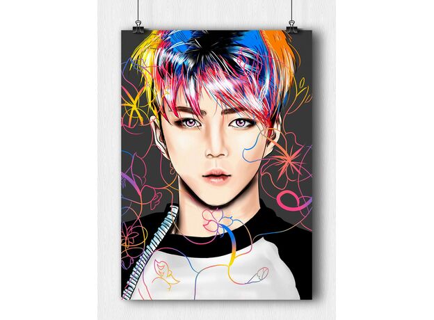 Постер K-POP EXO #03 (на заказ), фото 