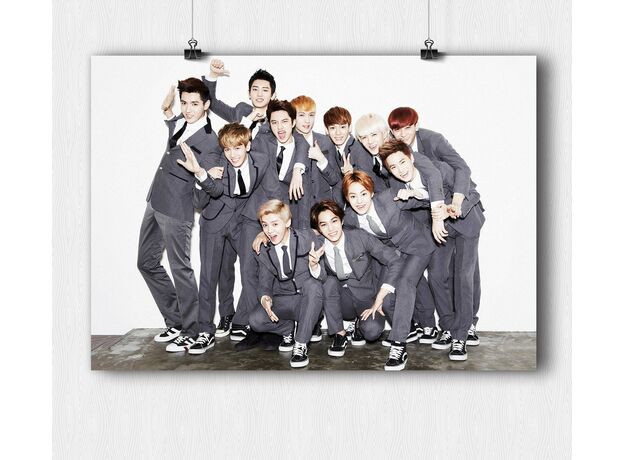 Постер K-POP EXO #19 (на заказ), фото 