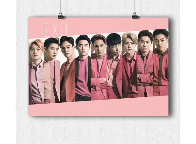 Постер K-POP EXO #13 (на заказ), фото 
