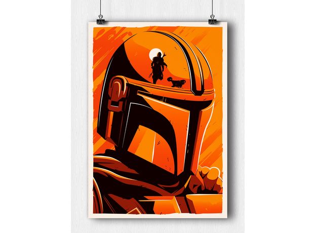 Постер Star Wars - Mandalorian #02 (на заказ), фото 