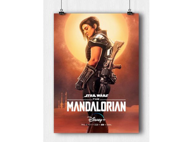 Постер Star Wars - Mandalorian #12 (на заказ) Кара Дюн, фото 