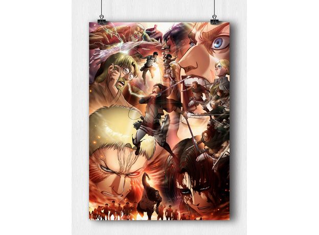 Постер Attack on Titan #17 (на заказ), фото 