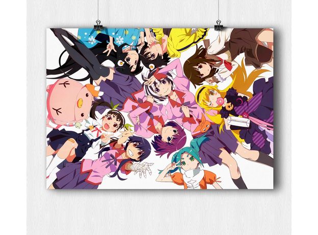 Постер Bakemonogatari #7 (на заказ), фото 